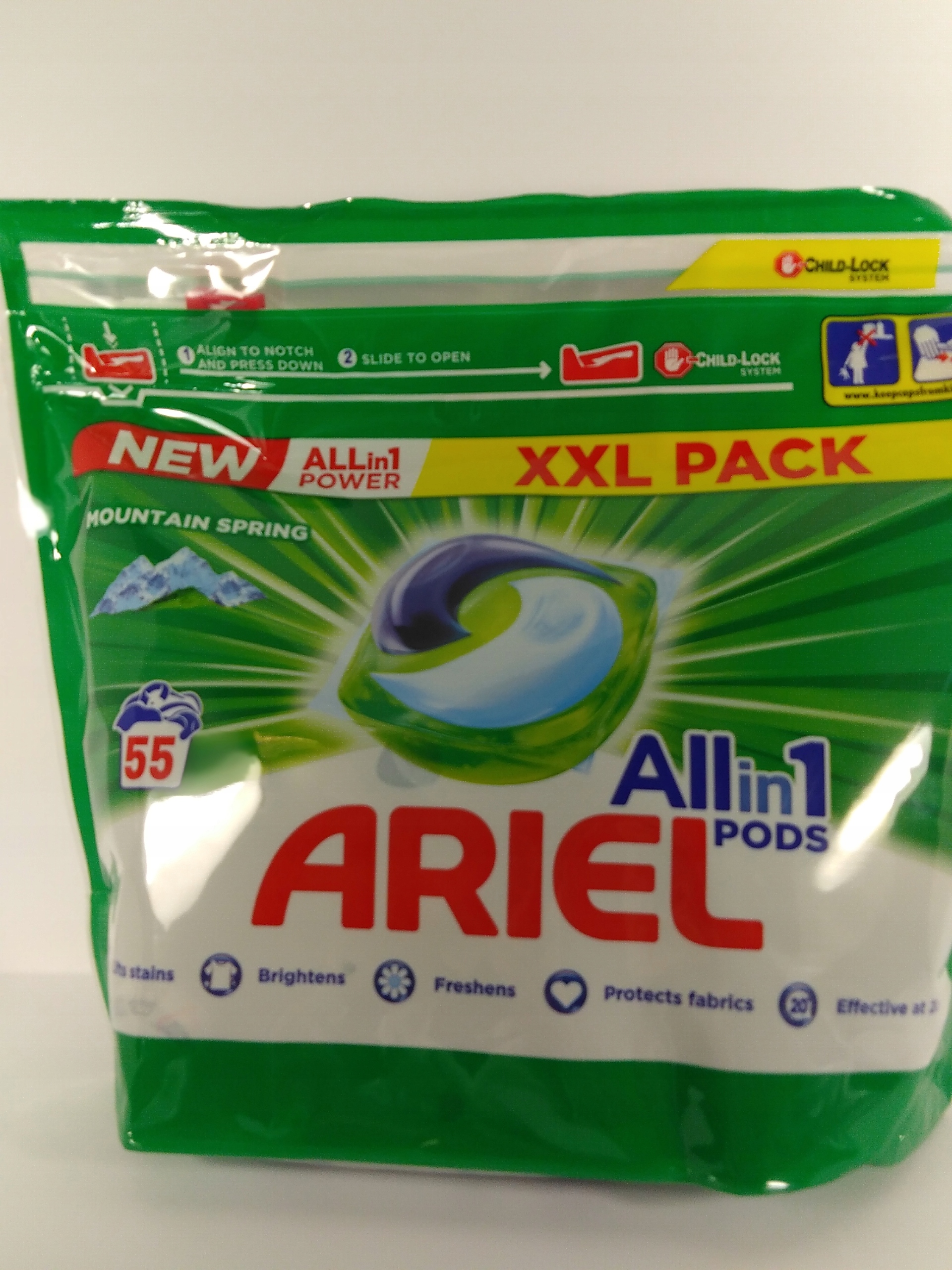 Pracie kapsuly a tablety - Ariel umývanie kapsúl 55 Universal Mega Pack