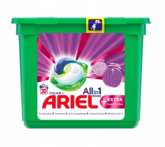 Pracie kapsuly a tablety - Ariel, umývanie kapsúl pre farebné de