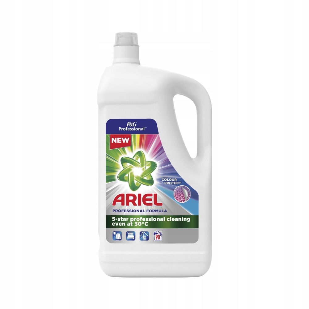 Prací gél - Ariel Professional Farba Fluid 4,95l 90 Umyte