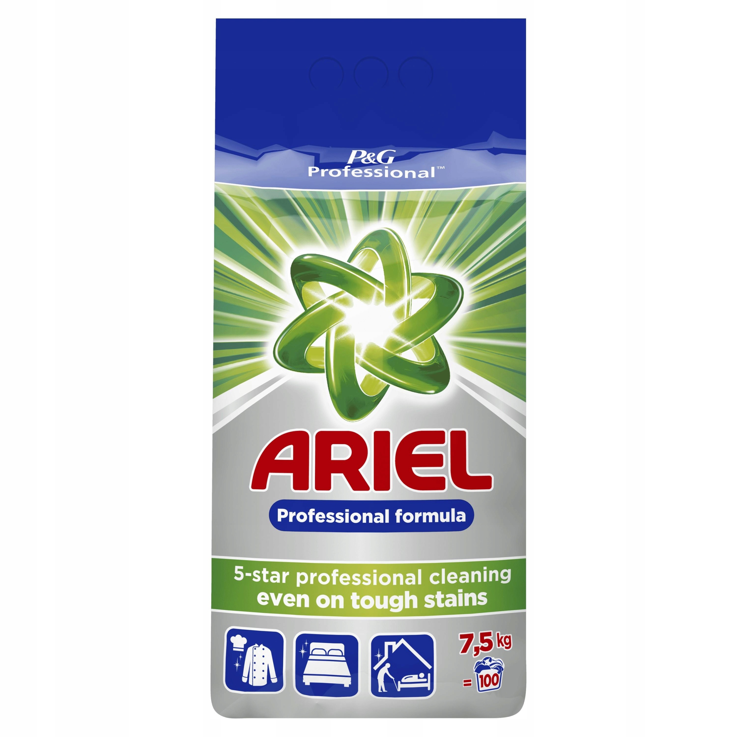 Prací prášok - Ariel Pravidelný profesionálny pranie Prášok 7,5 kg