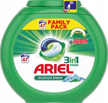 Pracie kapsuly a tablety - Ariel kapsules na umývanie 3in1 47 kusov