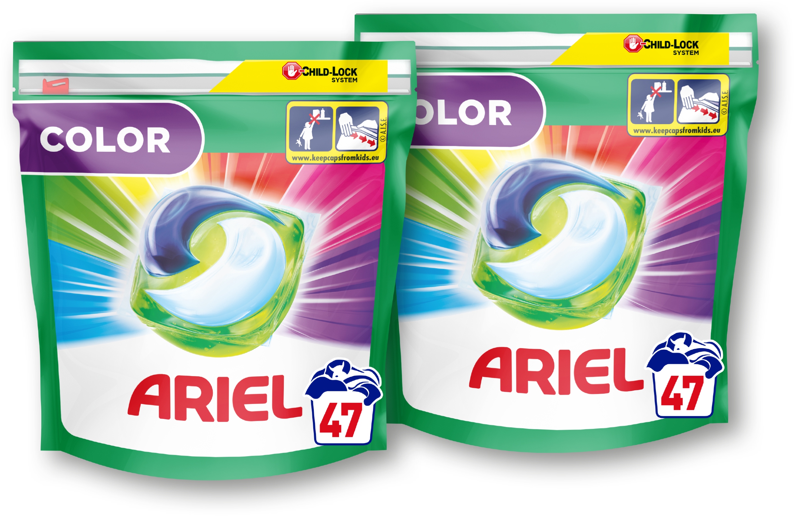 Pracie kapsuly a tablety - Ariel Kapsules pre pranie 2x47 ks