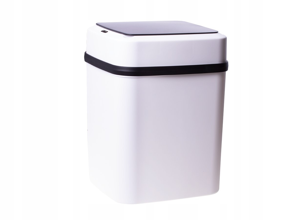 Automatický 10L odpadkový kôš - biela