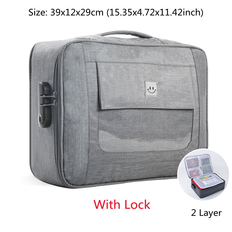 B2 Gray Bag na ukladanie dokumentov veľkým