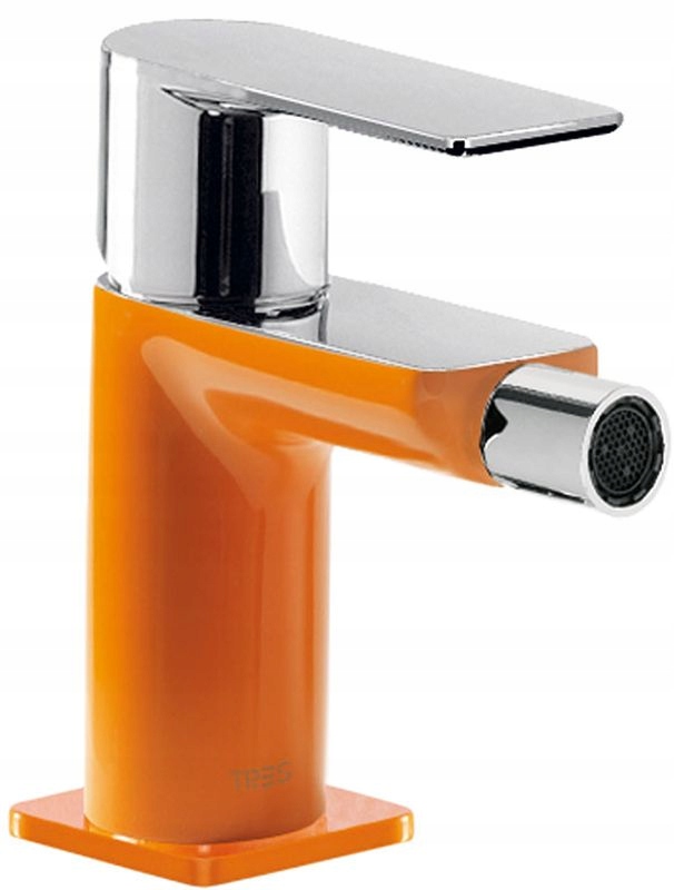 Orange Bidet Battery Chrome Tres Loft