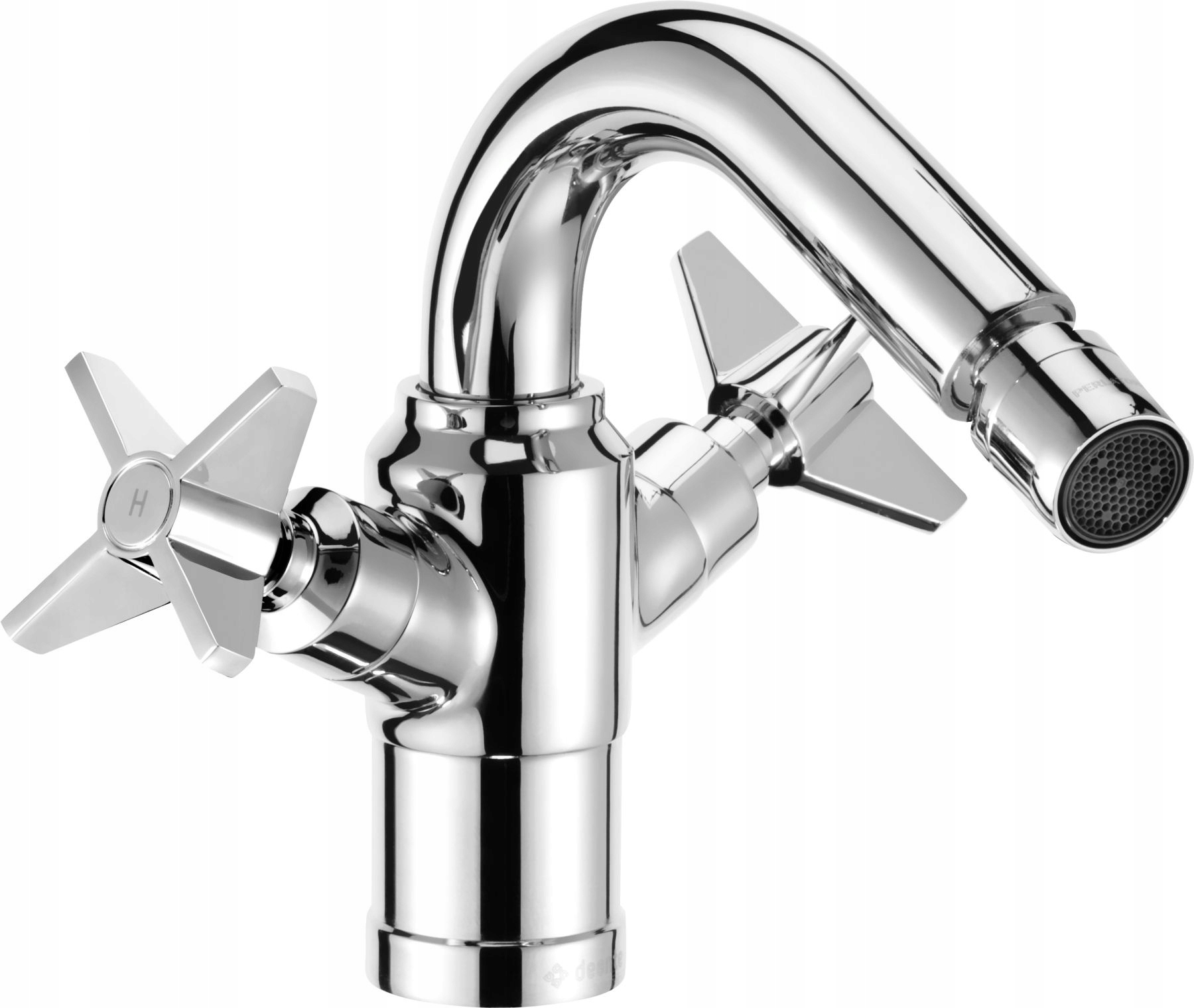Bidet batéria Temisto Chrome s kliknutím na dopravné zápchy