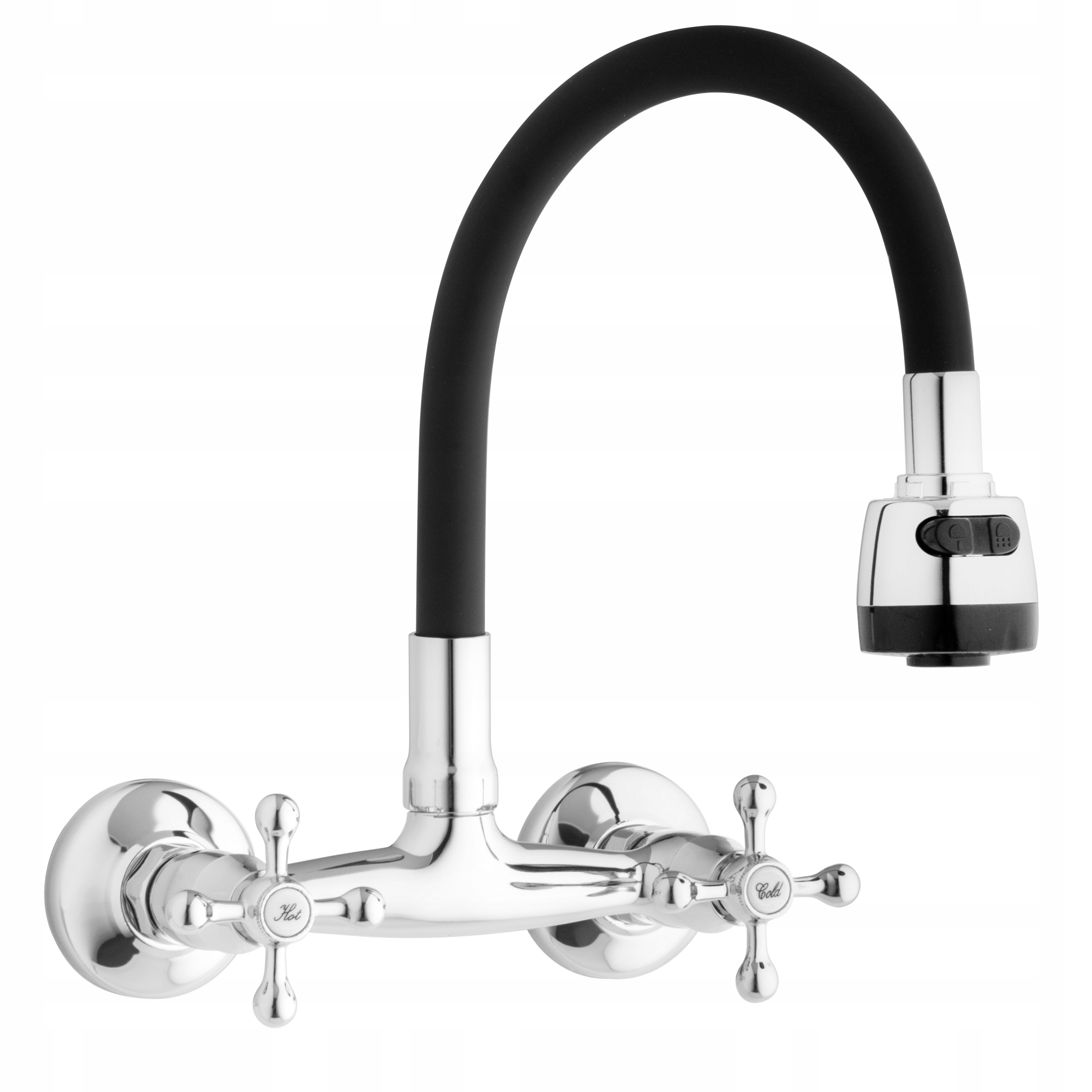 Kuchynská batéria - Sink batéria čierna stena Wallow Flex retro