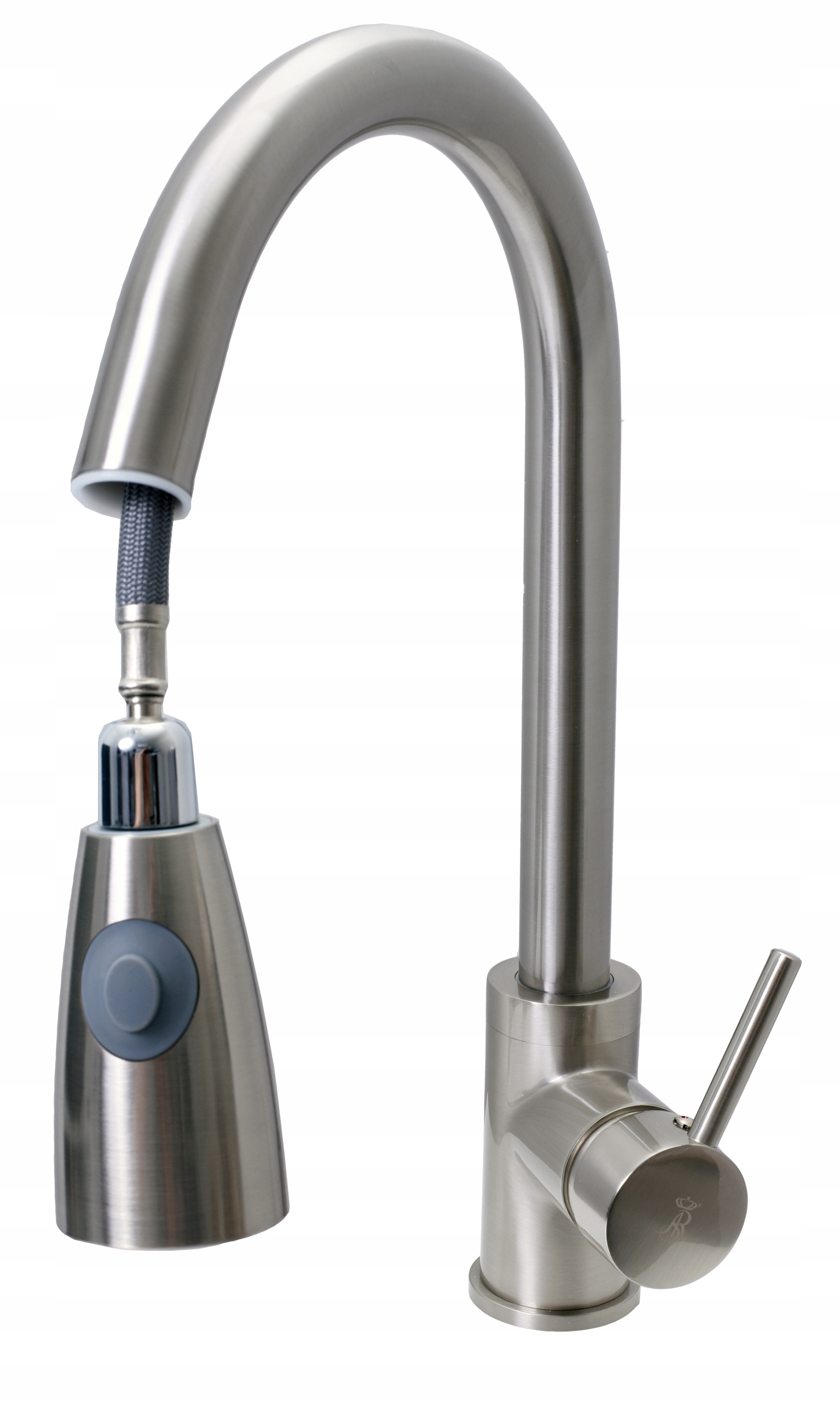 Kuchynská batéria - Inox kuchynská batéria kráľovský výtok