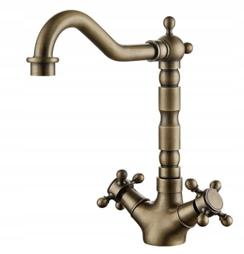 Kuchynská batéria - Retro kuchyňa faucet rustilo starodávna mosadz
