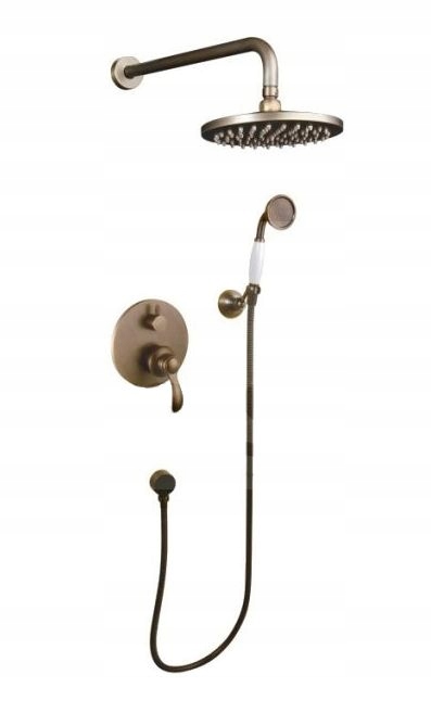 Rustilo Brass Flush -Mounted Shower Faucet