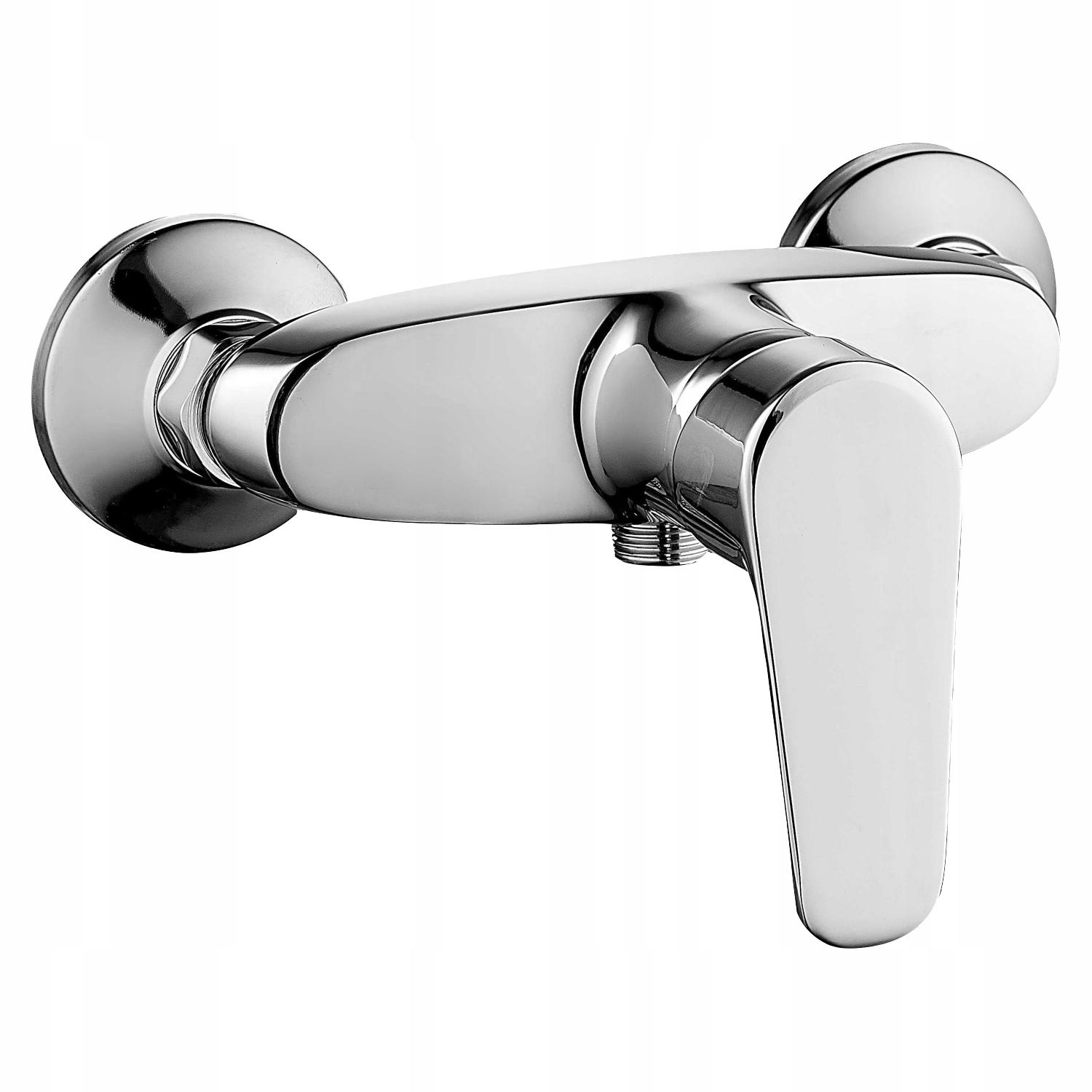 Chrómová sprchová batéria stena