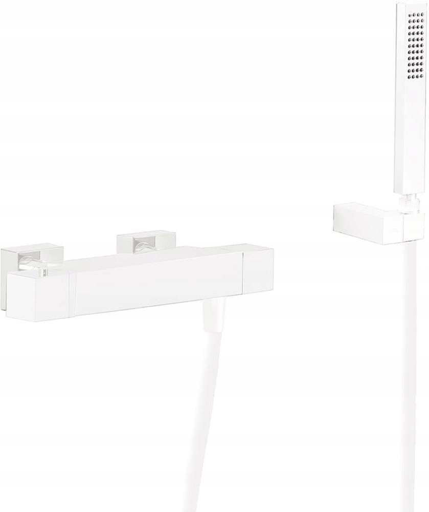 Biela TRES Slim Termostatic Shower Batéria