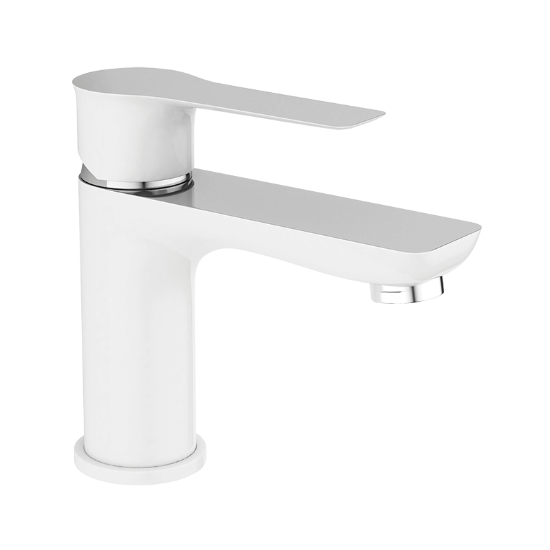 Biela umývadlová batéria RAILA BLL 622D + PLUG