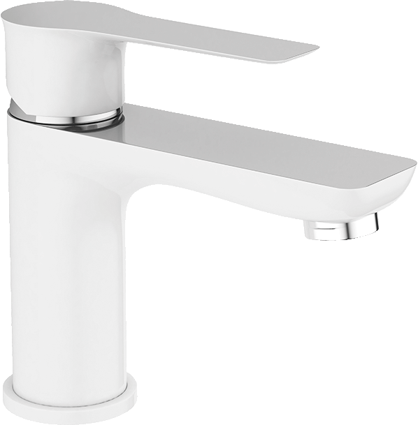 Biela batéria Washbasin s dopravnou zápchou kliknite na ílu Laveo