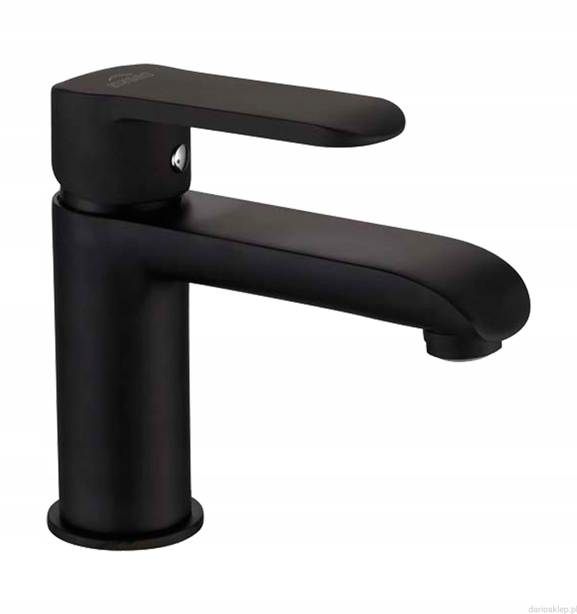 Čierny faucet čierny štvorcový Washbasin