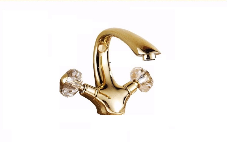Zlatá kúpeľňa Washbasin faucet