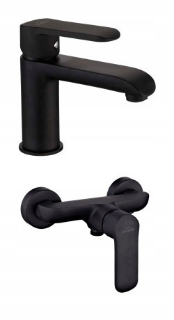 Sink Batéria+sprej Siros Black INVENA