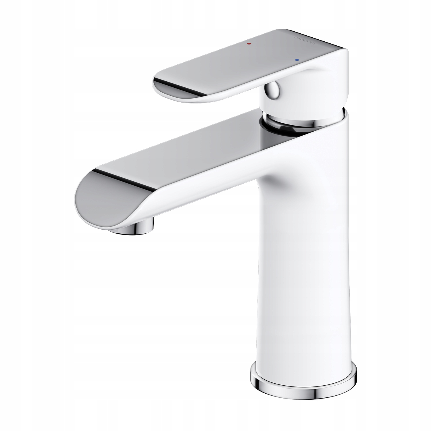 Omnires Sacramento White Chrome Washbasin