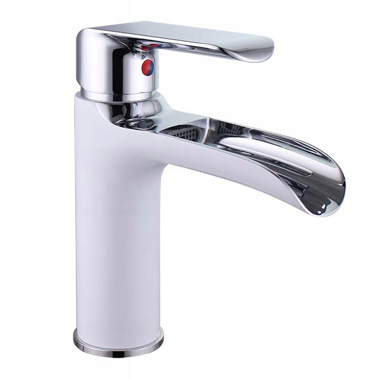 Royal Caro Retro White Chrome Washbasin faucet