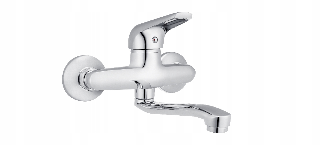 Aqua Wall Washbasin Faucet 17 cm
