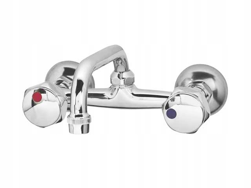 Diamond Eco retro chrómový múr Wasbasin faucet