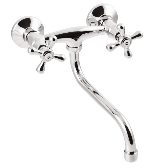 Washbasin faucet retro sprout 19 cm