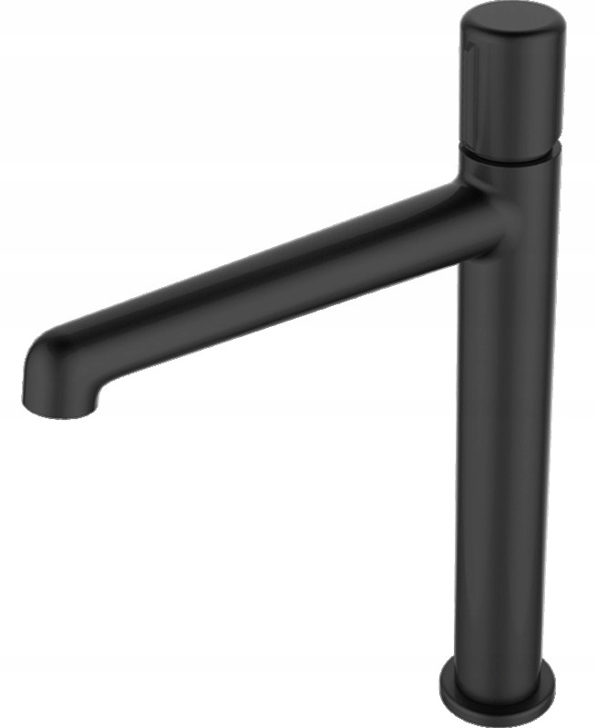 Lešené faucet stojace čierne vysoké hadice