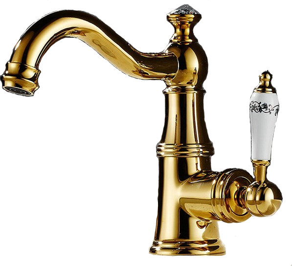 Retro lesklý stojatý faucet