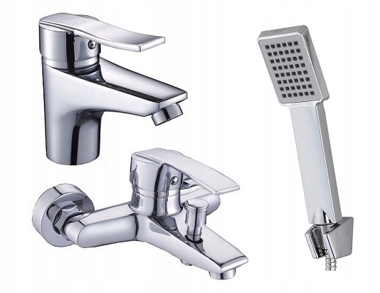 Sink batéria + vaňa + kubická súprava sprej
