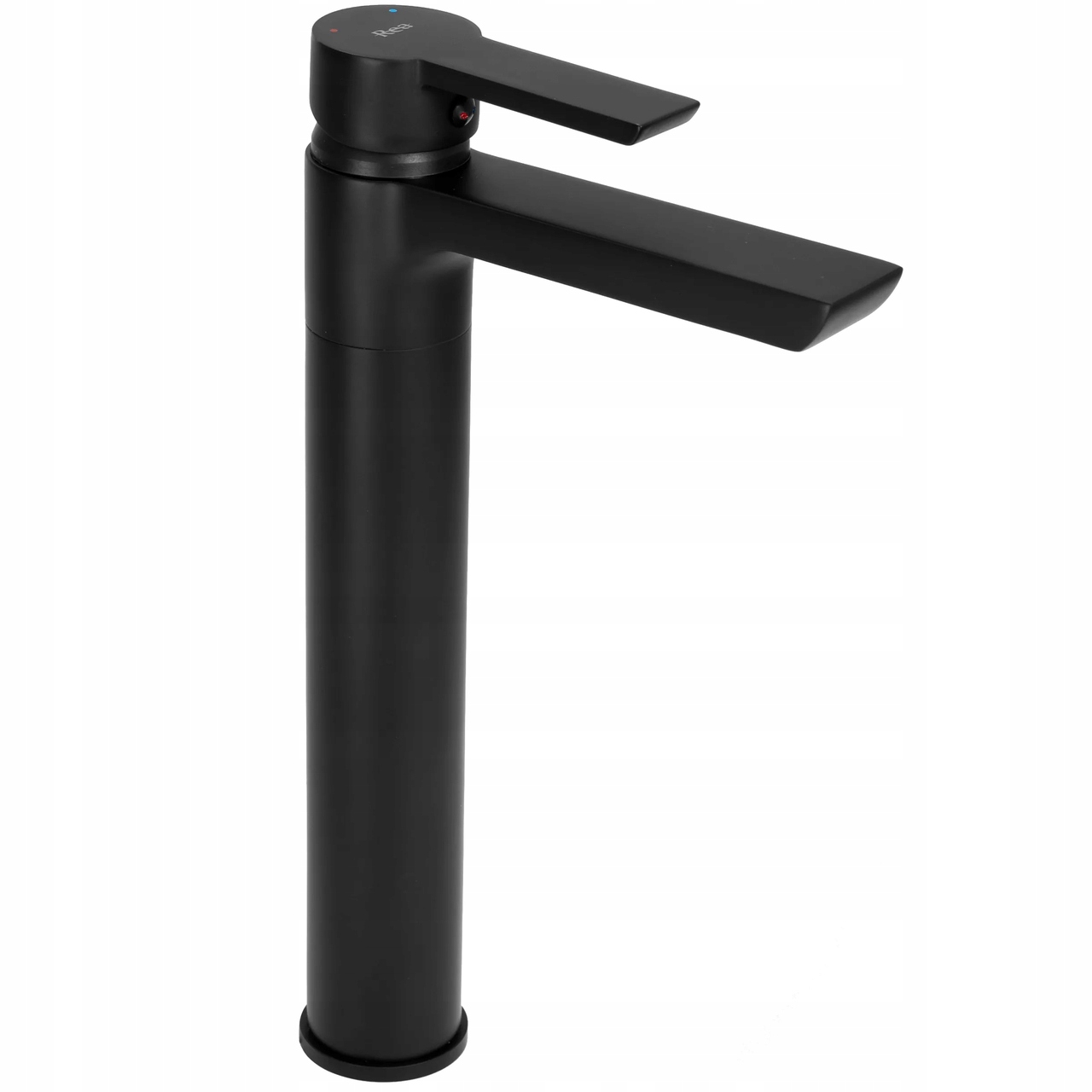Vysoký argus čierny rohož Washbasin faucet