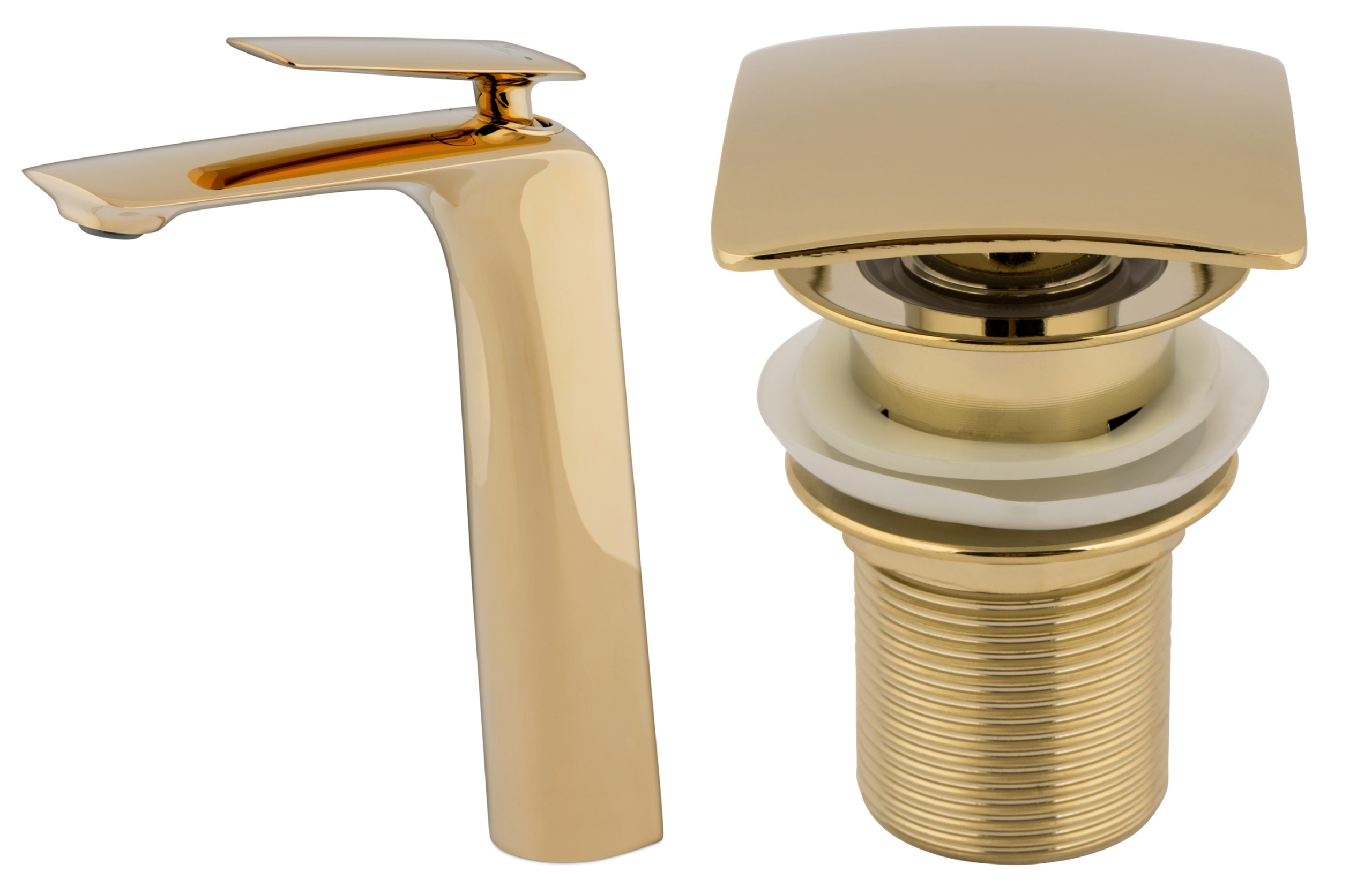 Cubik Golden faucet High