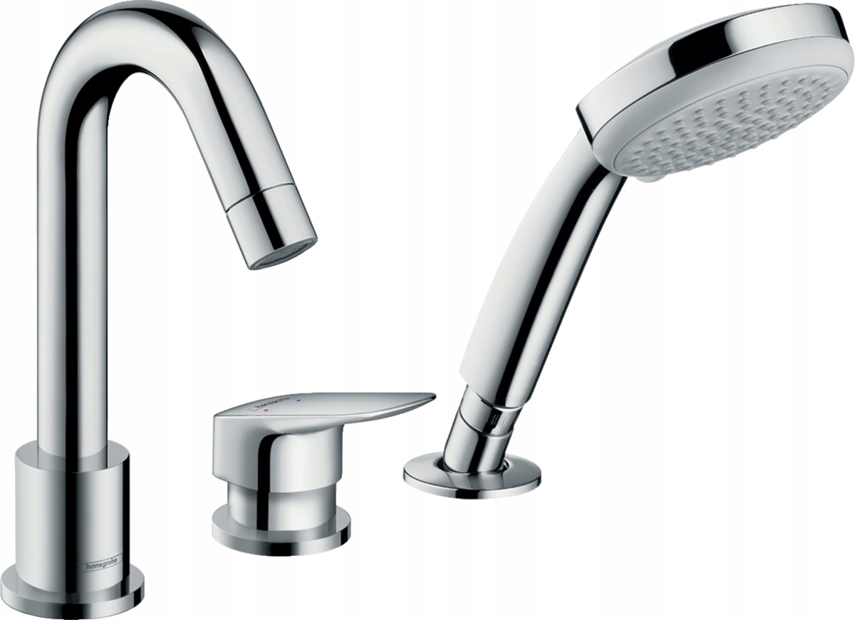 3 Hansgrohe diera vaňa batéria