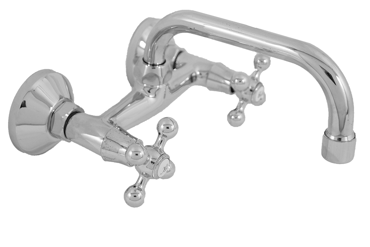 Nástenné umývanie faucet retro chróm stilo laveo