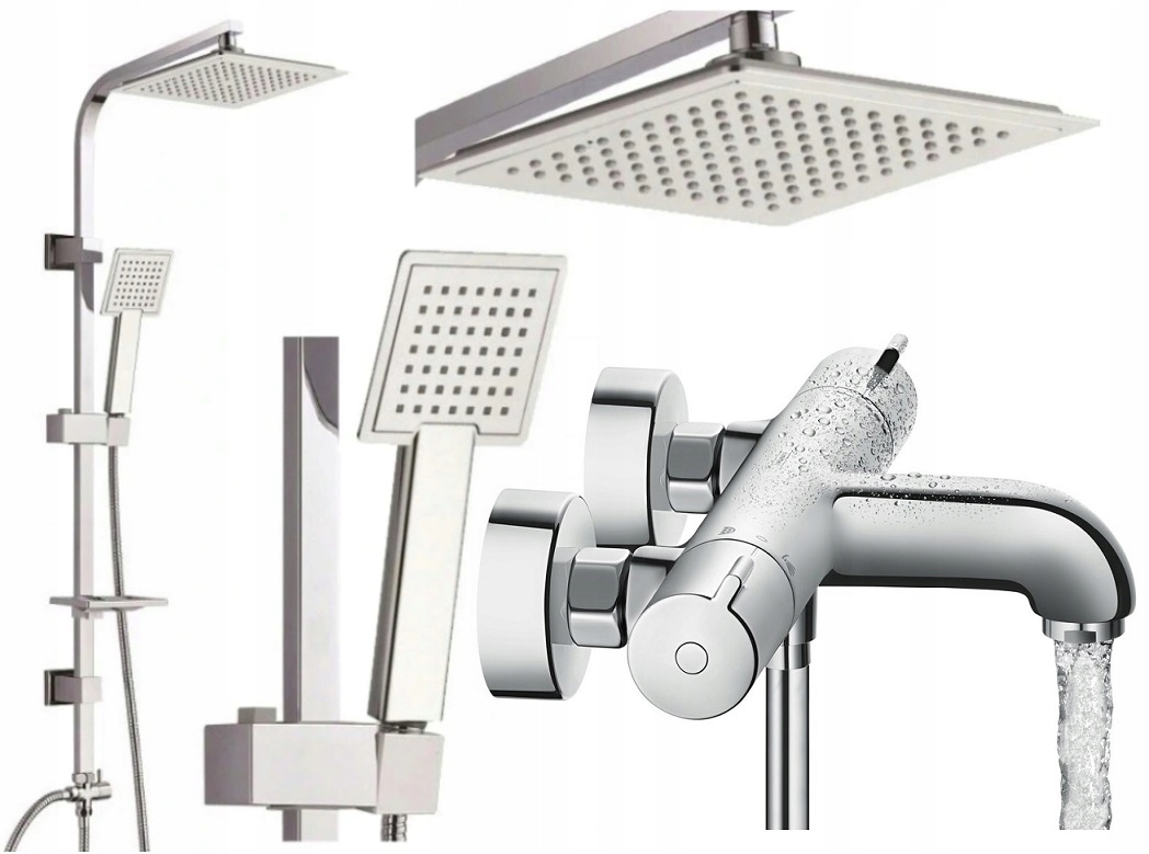 TERMOST Vaňová batéria Hansgrohe + SPRCHOVÝ SPRCH