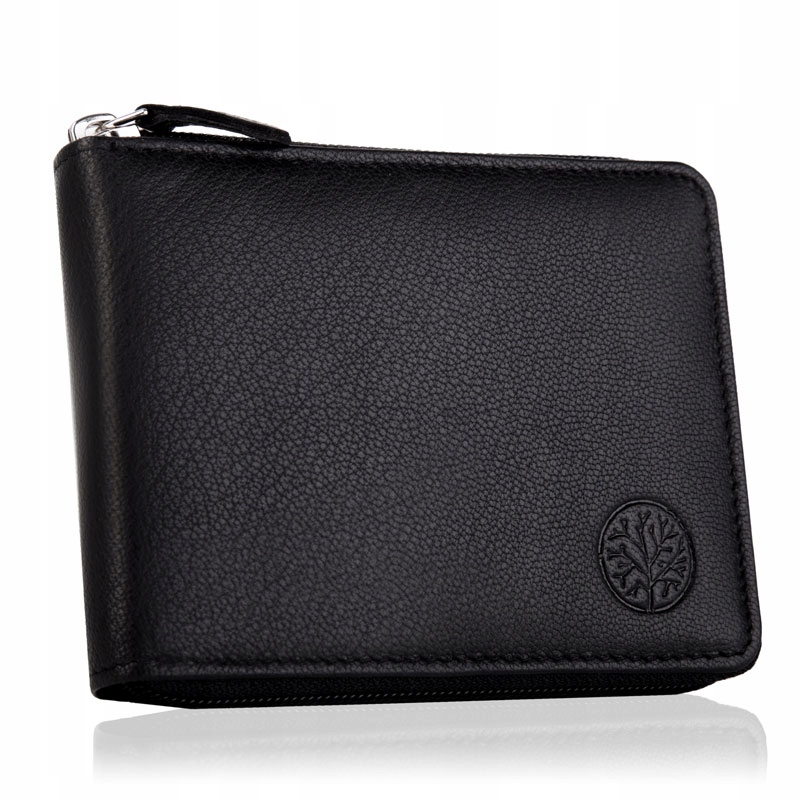 Peňaženka - Betlewski Peňaženka Prírodná koža Čierna BPM-GTN-75-Men's Product