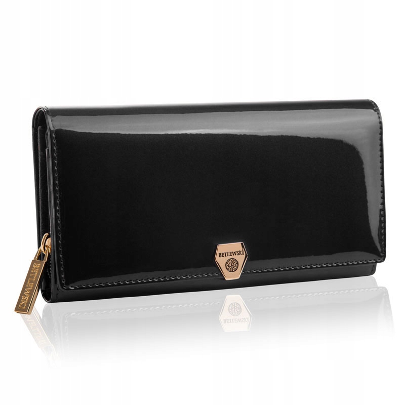 Peňaženka - Produkt Betlewski Wallet Natural Leather Black BPD-VS-106-Womens