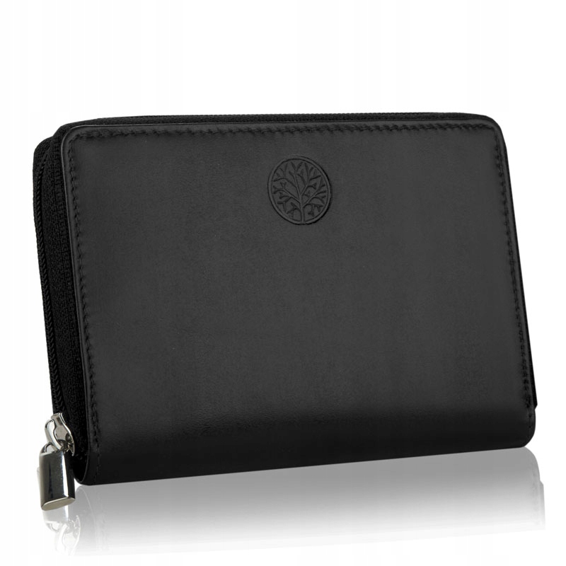 Peňaženka - Produkt Betlewski Wallet Natural Leather Black BPD-DZ-361-Womens