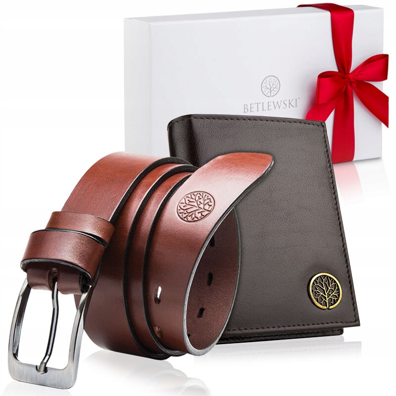 Peňaženka - Portfólio Betlewski Prírodná koža Brown Bpm-BF-62-Men's Product