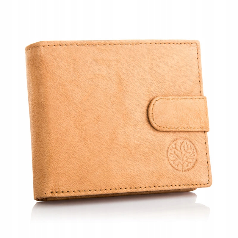 Peňaženka - Portfólio Betlewski Prírodná koža Brown BPM-GTAN-63-Men's Product