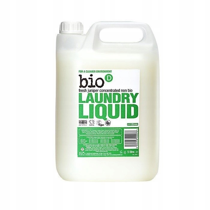 Prací gél - BiO-D ekologická umývanie kvapaliny Jałowiec 5L