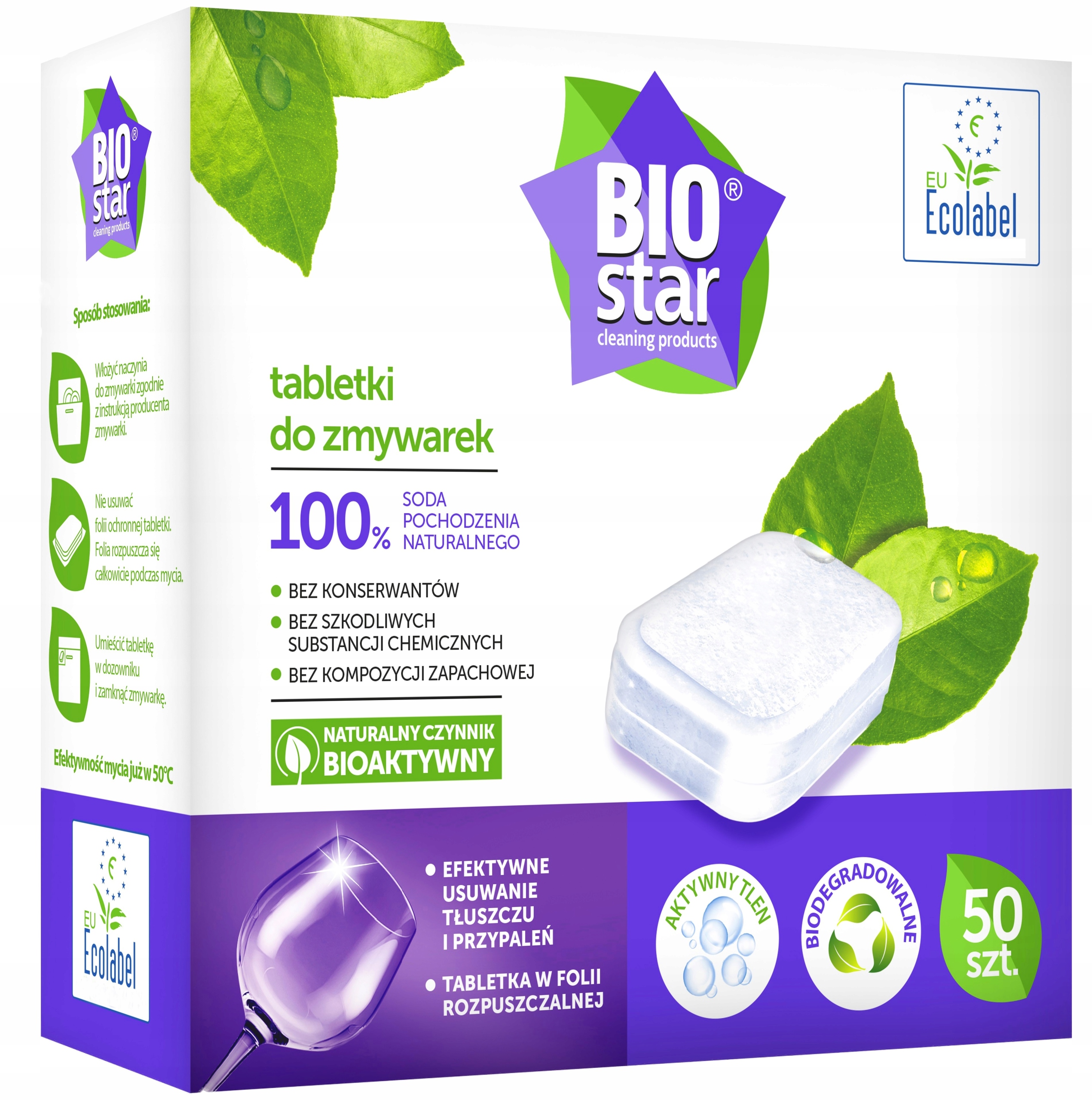 BIOSTAR SODIUM ECO TABLETY DO MYČKY 50 KS.