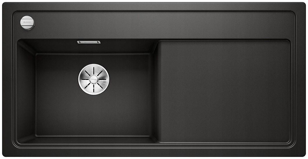 Kuchynská batéria - Blanco Zenar XL 6 S Silgranit Puradur Black Left,