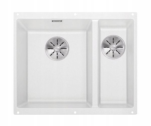 Kuchynská batéria - Blanco Subline 340/160 Biały Sink 523552