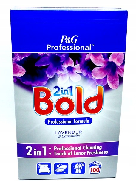 Prací prášok - Bold 100Produkt Prášok LAVENDA CAMOMILE UK