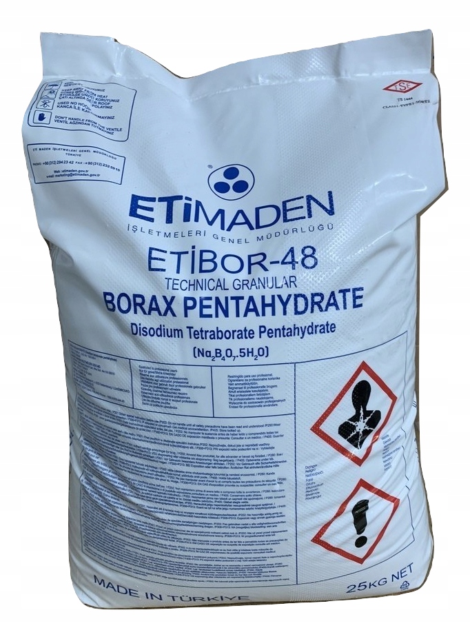 Prací prášok - BORAX 5H2O BORAKS SOREK 25KG 99,9% FV 23