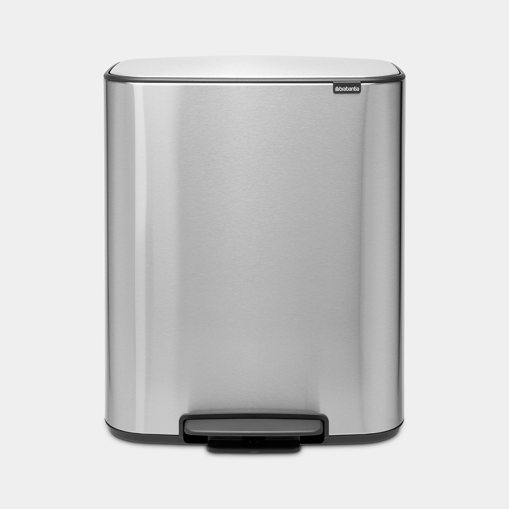 Brabantia Basz bo bo pedal bin 2x30l matná oceľ FPP