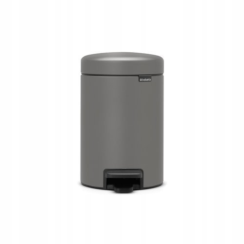 BRABANTIA Pedálový košík NEWICON 3L sivý, m