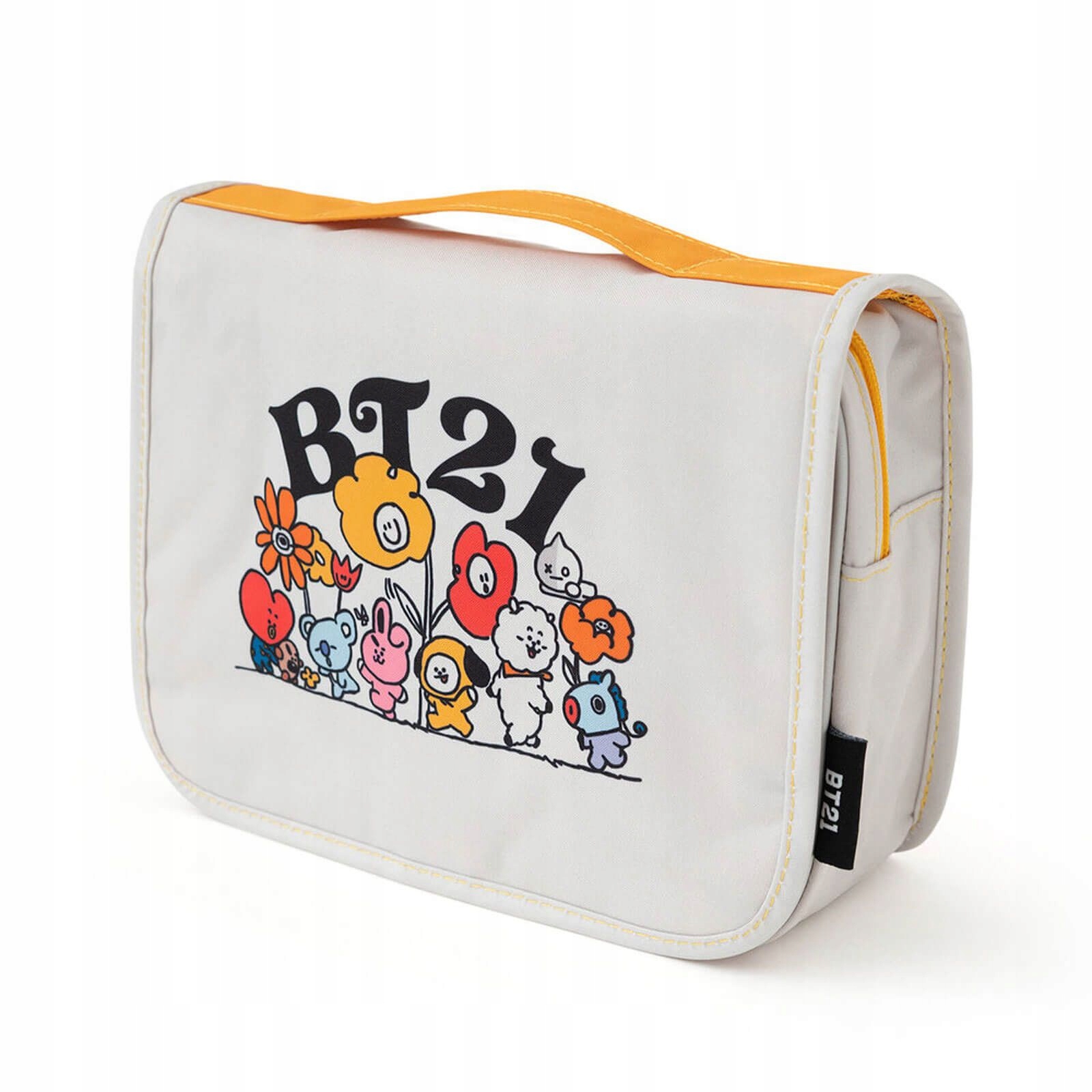 Line Friends bt21 kozmetička šedá, žltá