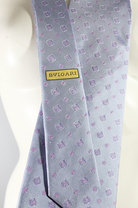 Bvlgari široký kravata modrá, viacfarebné hodváb