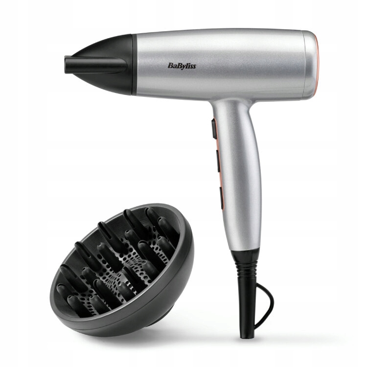 Babyliss D580DE 2100W strieborný fén na vlasy